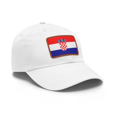 Croatia Leather Patch Hat