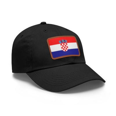 Croatia Leather Patch Hat