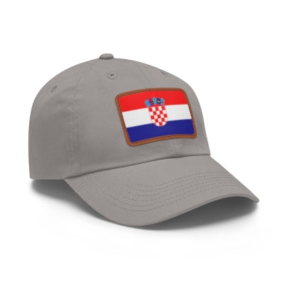 Croatia Leather Patch Hat