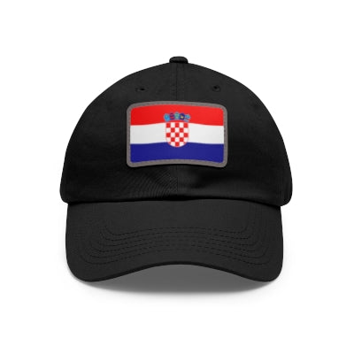Croatia Leather Patch Hat