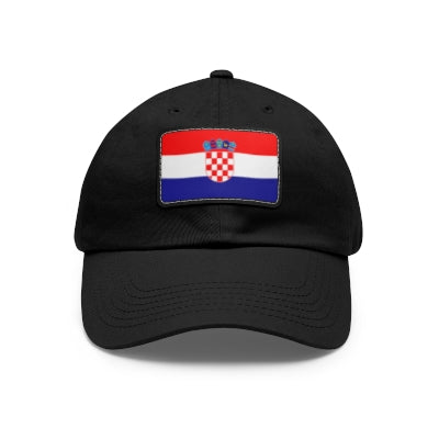 Croatia Leather Patch Hat
