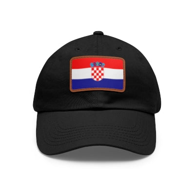 Croatia Leather Patch Hat