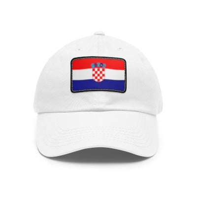 Croatia Leather Patch Hat