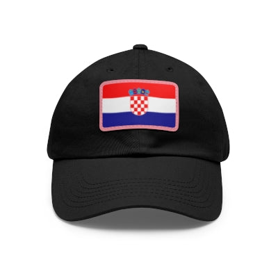 Croatia Leather Patch Hat