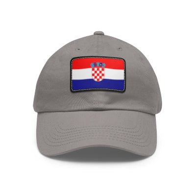 Croatia Leather Patch Hat