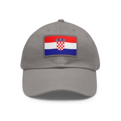 Croatia Leather Patch Hat