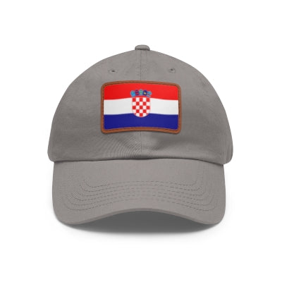 Croatia Leather Patch Hat