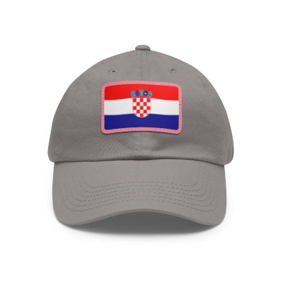 Croatia Leather Patch Hat
