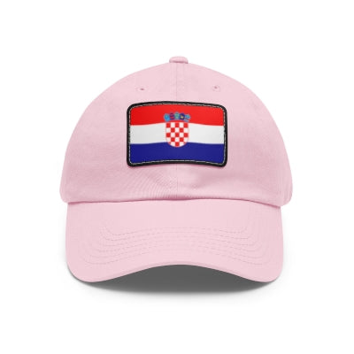 Croatia Leather Patch Hat