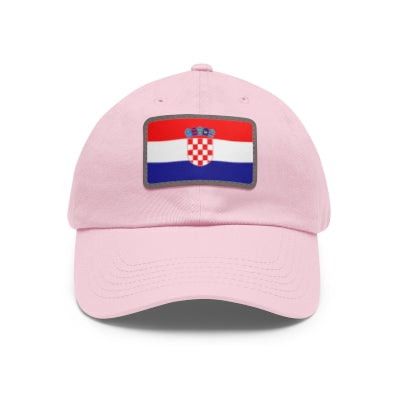 Croatia Leather Patch Hat