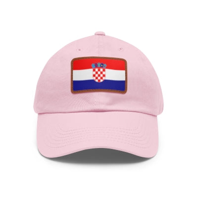 Croatia Leather Patch Hat