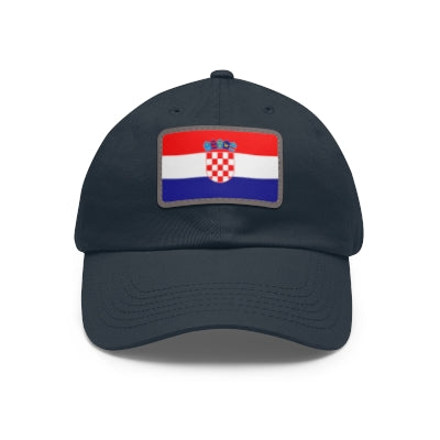 Croatia Leather Patch Hat