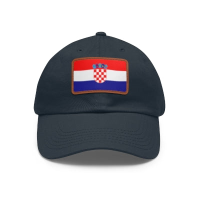 Croatia Leather Patch Hat