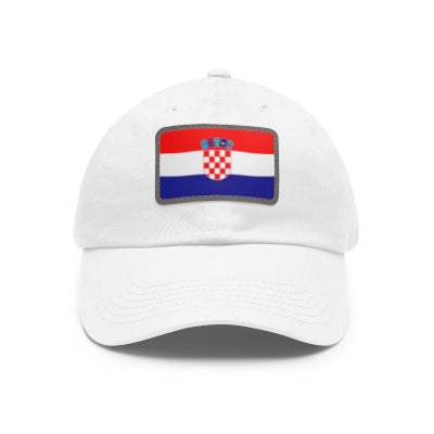 Croatia Leather Patch Hat