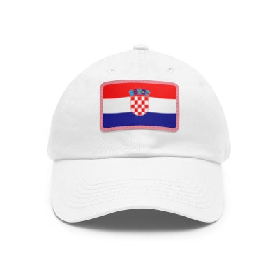 Croatia Leather Patch Hat