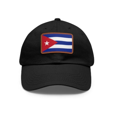 Cuba Leather Patch Hat