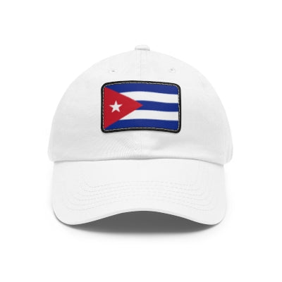 Cuba Leather Patch Hat