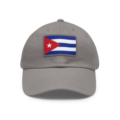 Cuba Leather Patch Hat