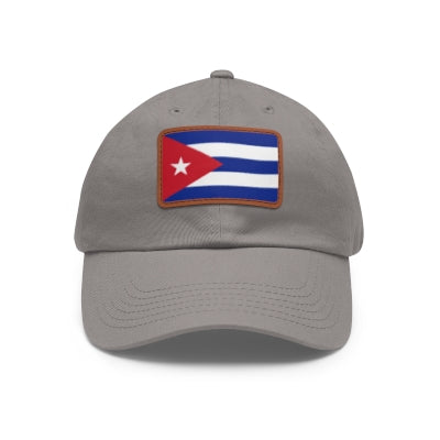 Cuba Leather Patch Hat