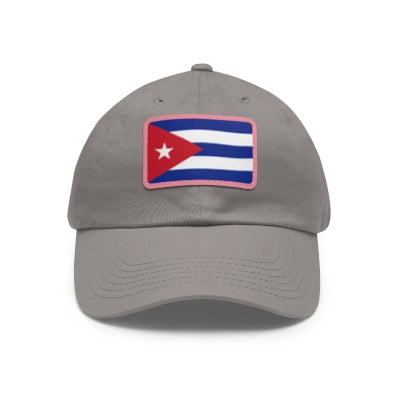 Cuba Leather Patch Hat