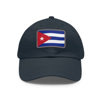 Cuba Leather Patch Hat