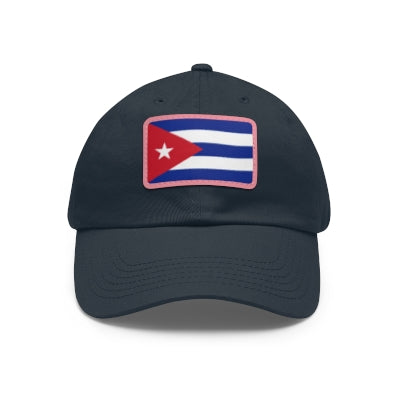 Cuba Leather Patch Hat