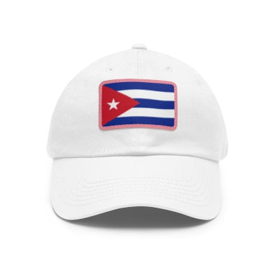 Cuba Leather Patch Hat