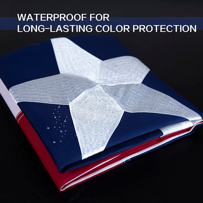 Texas Flag – Embroidered Star & Brass Grommets | Durable Oxford Nylon