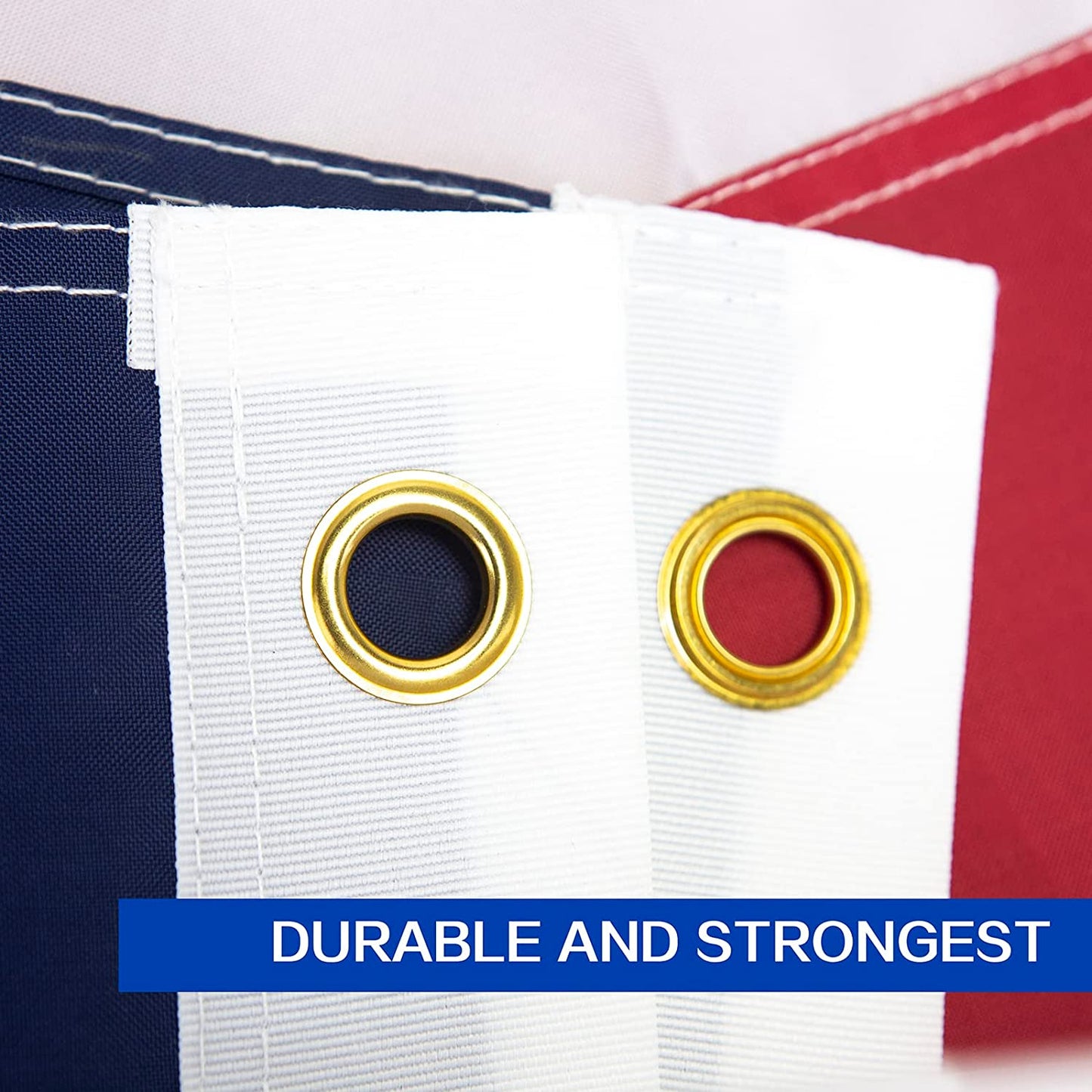 Texas Flag – Embroidered Star & Brass Grommets | Durable Oxford Nylon