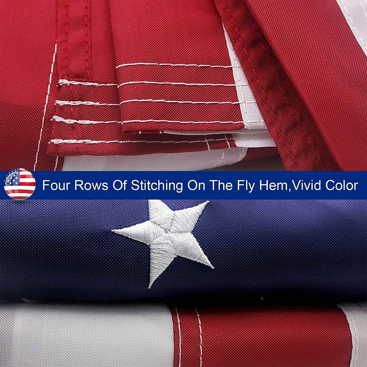 USA Flag - Heavy Duty Nylon with Brass Grommets