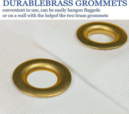 Embroidered Israel Flag 3x5ft – Double-Sided for Outdoor Display