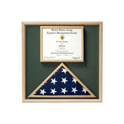 Flag and Certificate Display Case from Original Uniform Fabrics