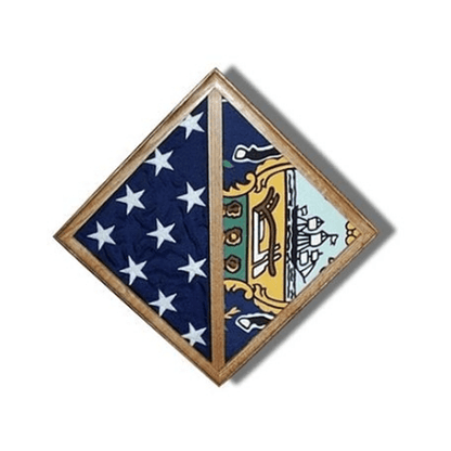 Flag - Wall Mounted box - Fit Burial flag Case