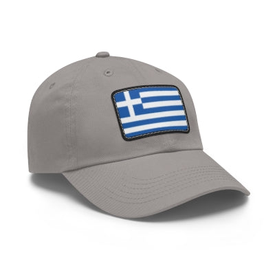 Greece Leather Patch Hat