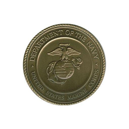 Marine Corps Brass service medallion